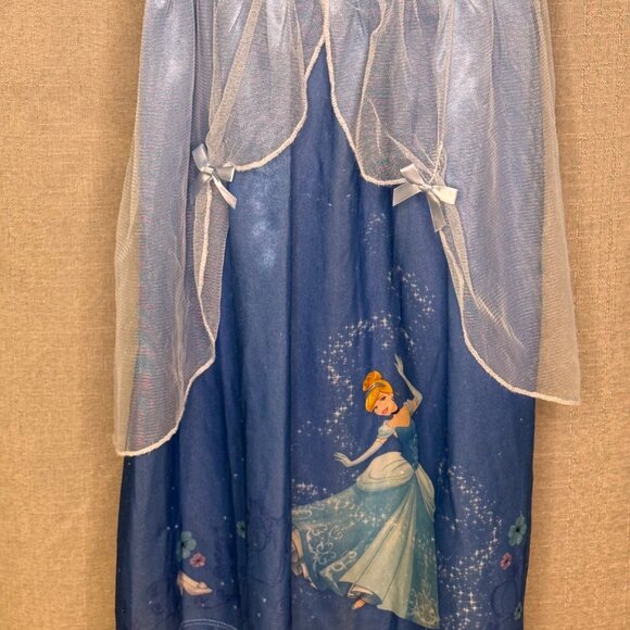 Disney - Cinderella - Girls Sleeveless Sleep Dress - Size 4T - Picture 3 of 6